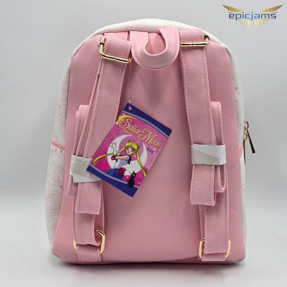 Sailor Moon and Tuxedo Mask Mini Backpack New - Picture 5 of 6